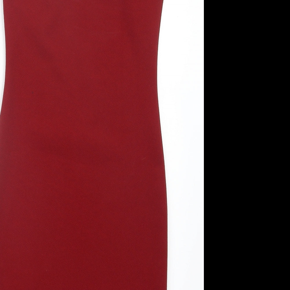 Missguided Womens Red Mini Size 4