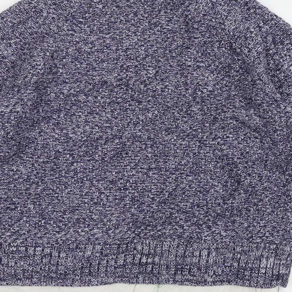 TU Womens Blue Knit Pullover Jumper Size 14