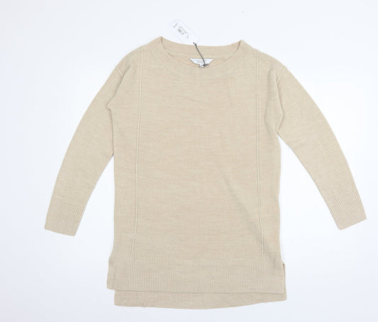 Womens UK Size 8 Principles Beige Pullover Jumper