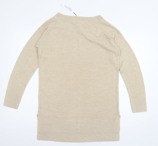 Womens UK Size 8 Principles Beige Pullover Jumper
