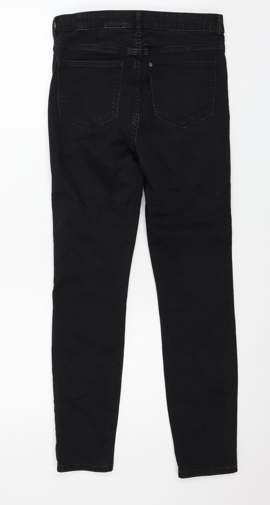 Womens UK Size 27 in H&M Regular Fit Skinny Black Jeans
