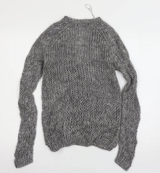 Womens UK Size 6 Dorothy Perkins Grey Cardigan Jumper