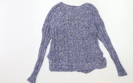 Gap Womens Blue Knit Pullover Jumper Size M