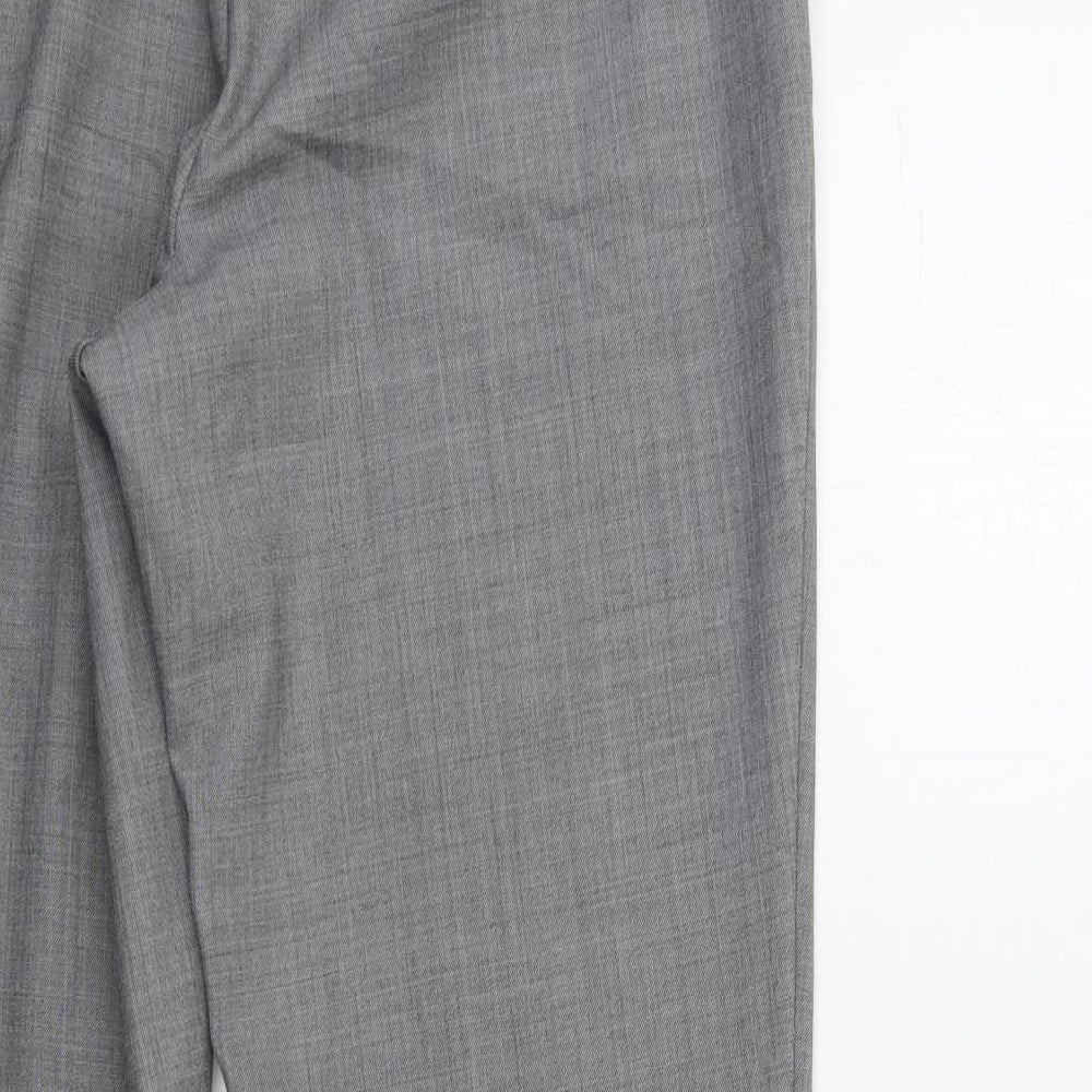 Womens UK Size 32 in Preworn Regular Fit Grey Trousers