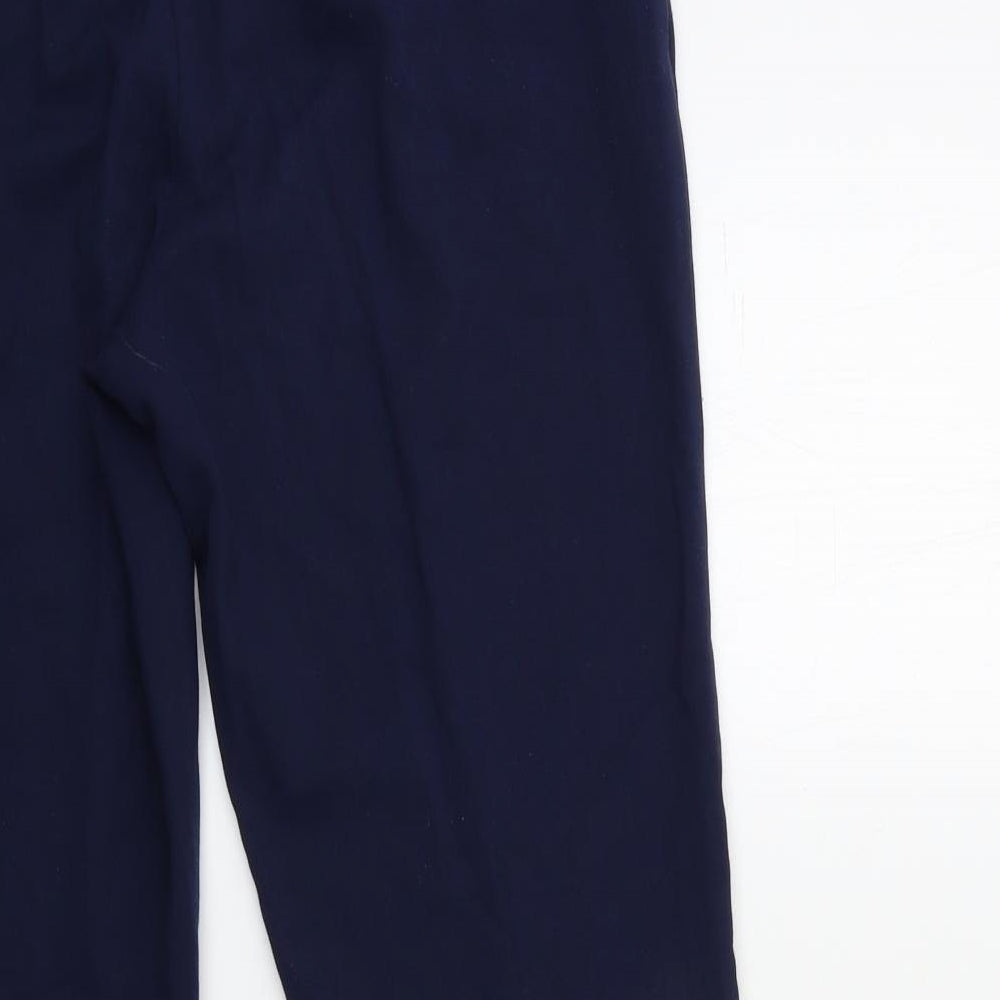 Womens UK Size 10 Marks and Spencer Regular Fit Blue Trousers