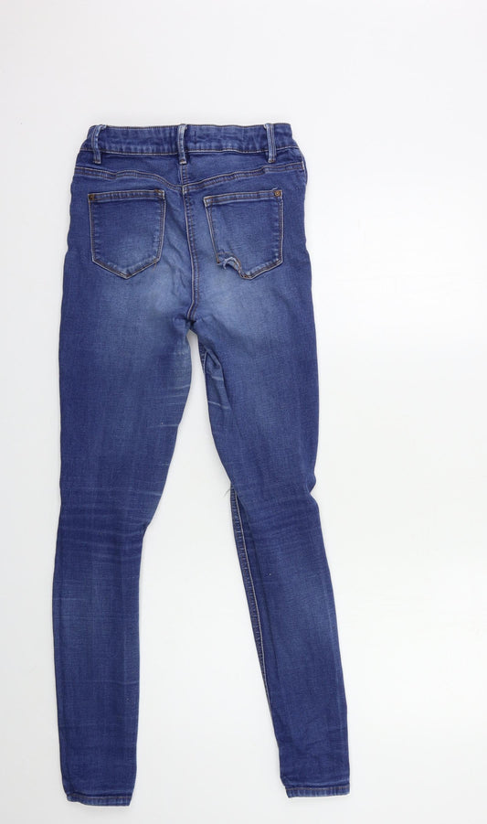 Matalan Womens Blue Denim Skinny Jeans Size 10 L29 in