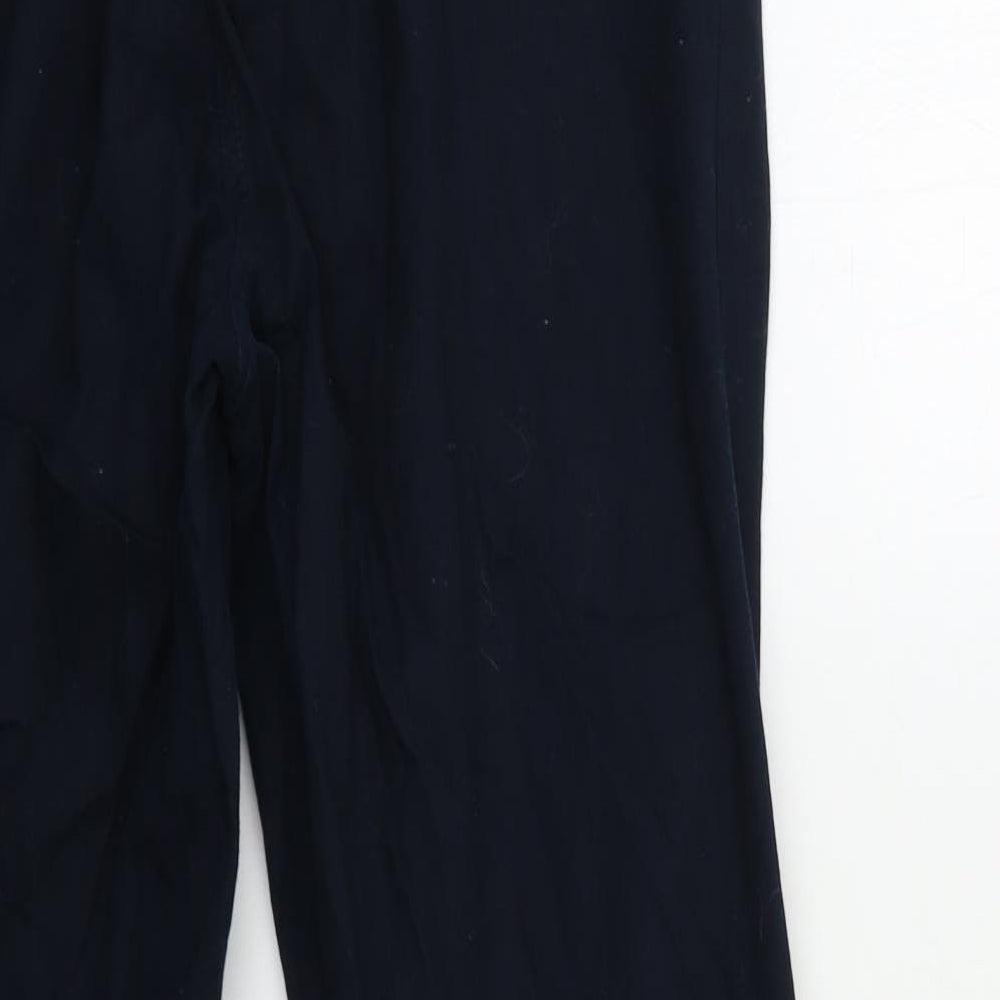 Womens UK Size 30 in Preworn Regular Fit Blue Trousers