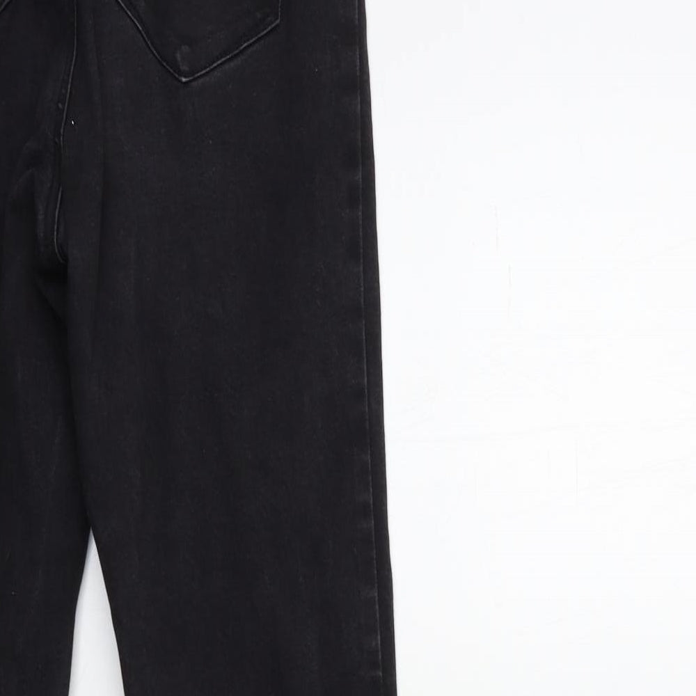 Denim & Co. Womens Black Denim Skinny Jeans Size 10 L30 in