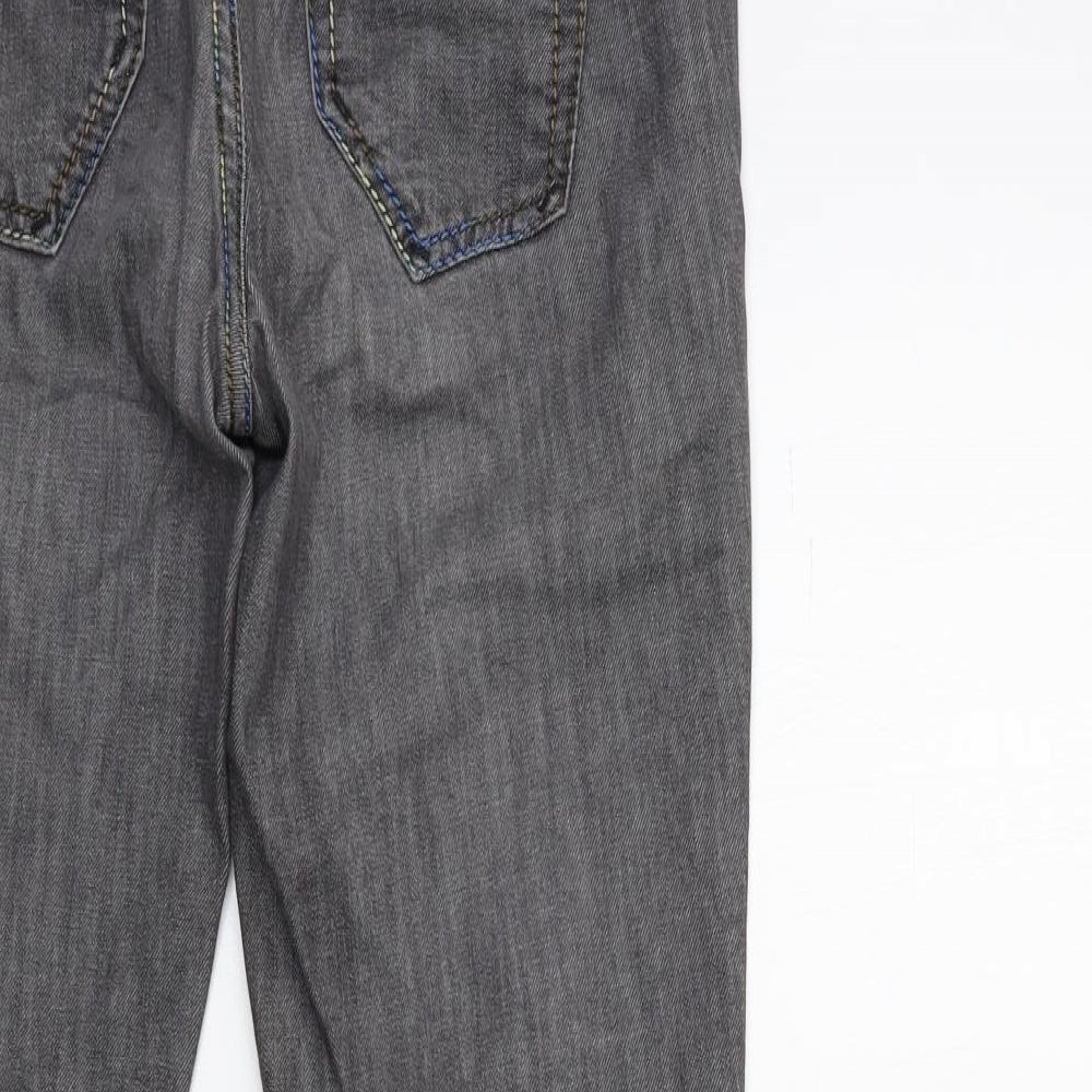 Preworn Womens Grey Denim Skinny Jeans Size 27 in L29 in