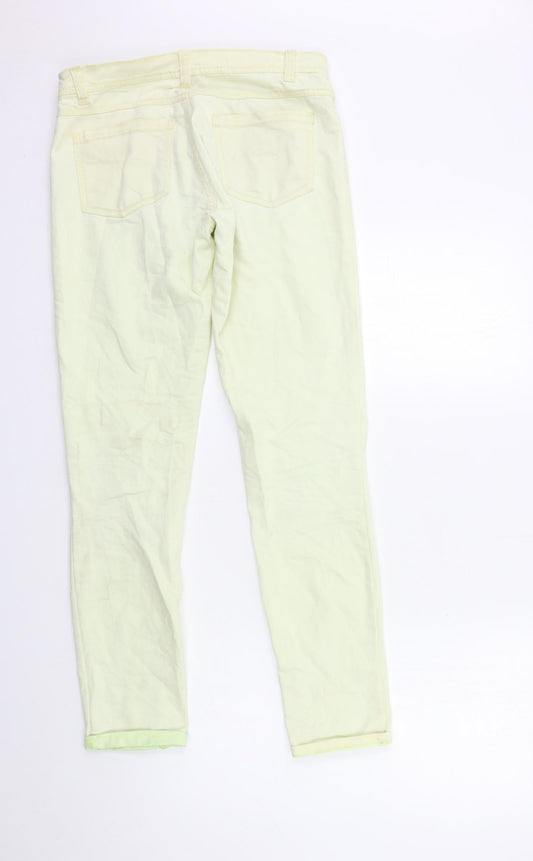 KappAhI Girls Yellow Skinny Jeans Size 13-14 Years