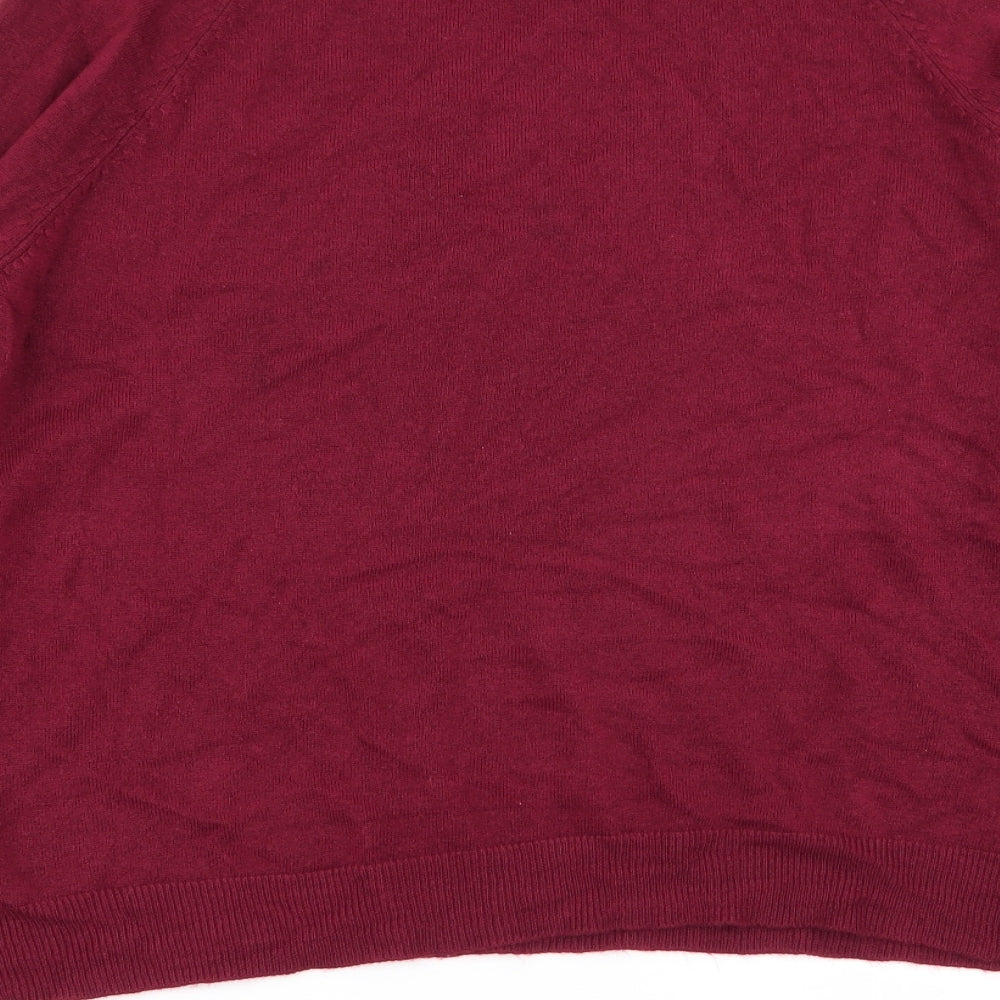 Primark Womens Red Pullover Jumper Size 16