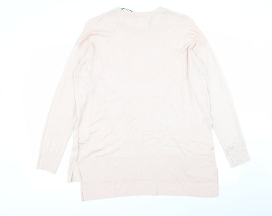 H&M Womens Pink Pullover Jumper Size L