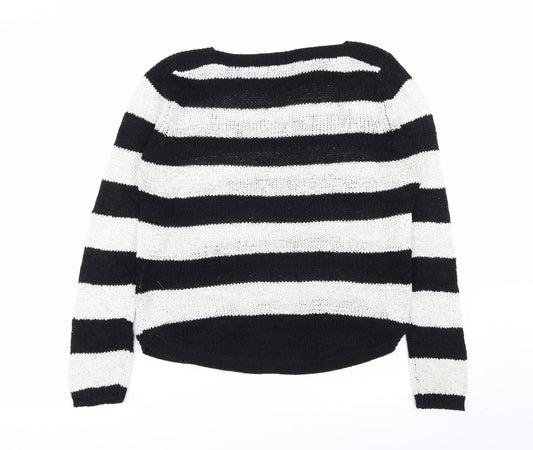 Wallis Womens Multicoloured Striped Pullover Jumper Size S