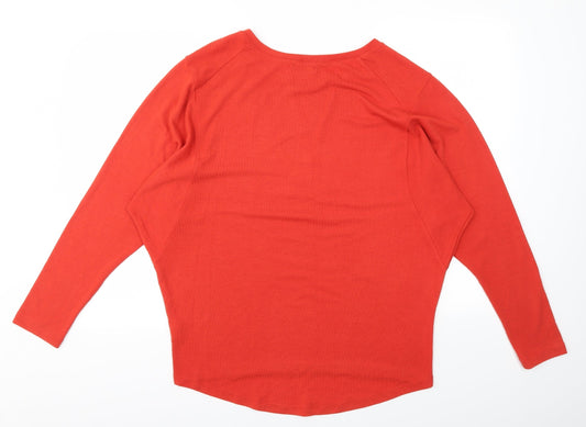 FASH KAYO Womens Red Pullover Jumper Size XL