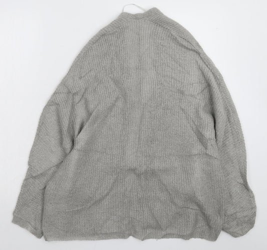 Womens UK Size S New Look Grey Cardigan Jumper