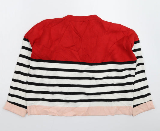 Womens UK Size L New Look Multicoloured Pullover Jumper