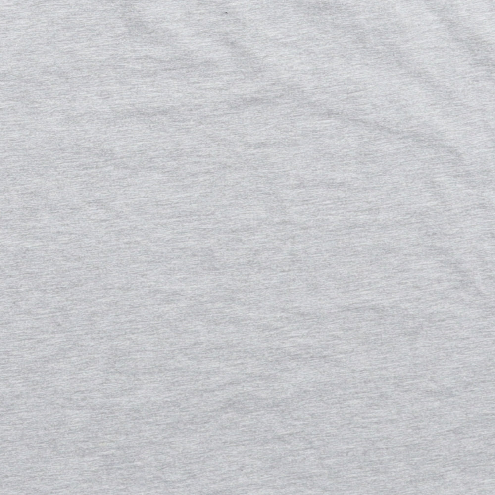 Womens UK Size 12 Missguided Grey Basic T-Shirt
