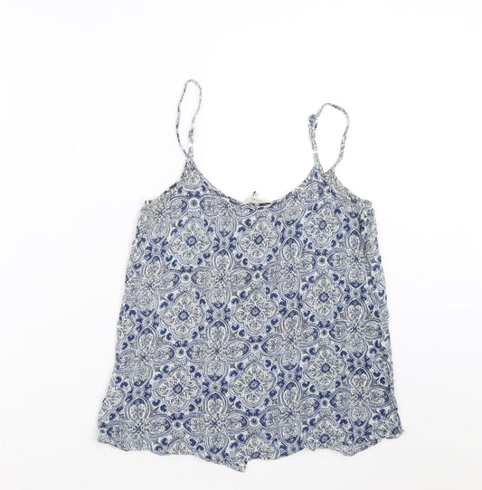 NEXT Womens Blue Floral Camisole Blouse Size 6