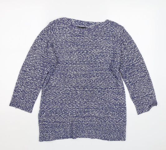 Womens UK Size M BM Collection Blue Pullover Jumper