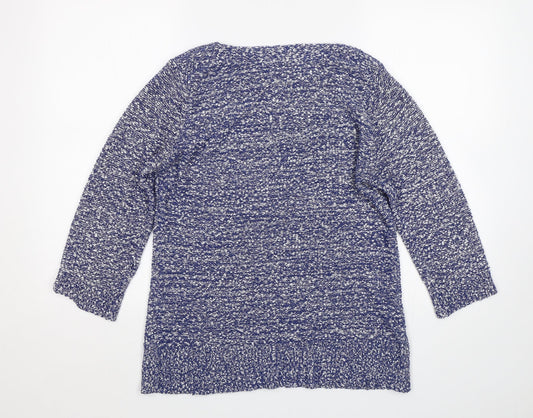 Womens UK Size M BM Collection Blue Pullover Jumper