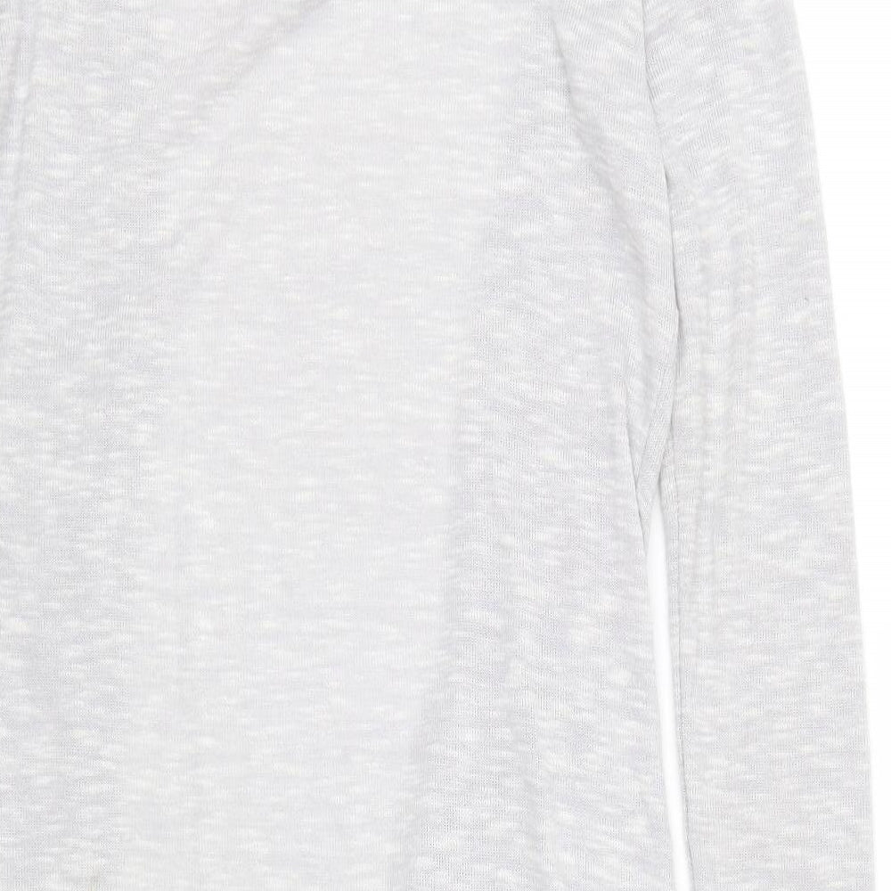 Womens UK Size 8 New Look Grey Cardigan Jumper