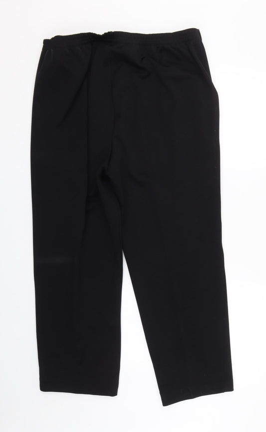 Bonmarché Womens Black Trousers Size 18 L24 in