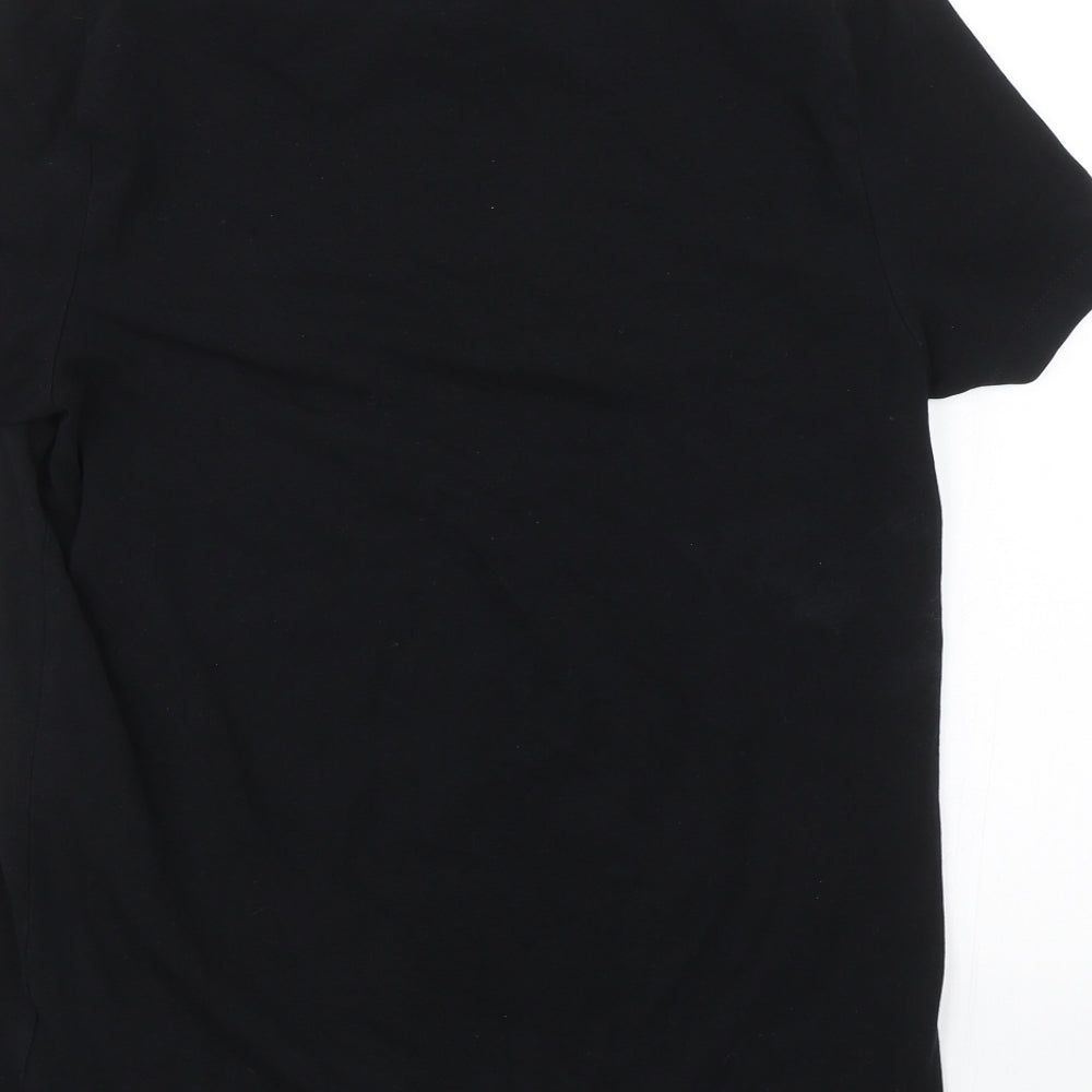 Mens UK Size M ASOS Black T-Shirt
