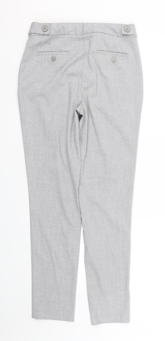 Womens UK Size 8 NEXT Regular Fit Grey Trousers