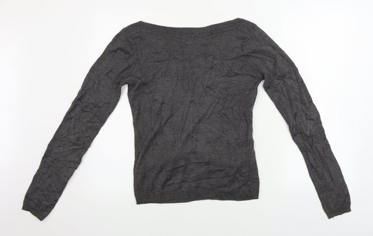 Blue Seven Womens Grey Pullover Jumper Size M