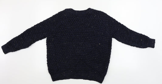 Topshop Womens Blue Pullover Jumper Size 10