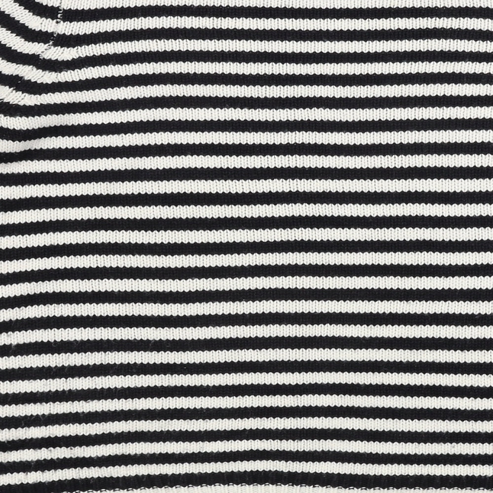 F&F Womens Beige Striped Pullover Jumper Size 10
