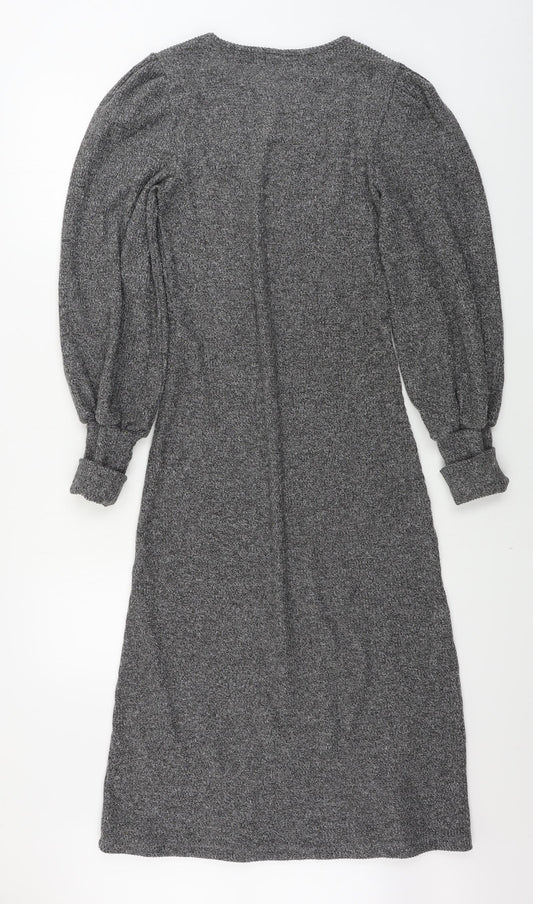 YAS Womens Grey Bodycon Size M