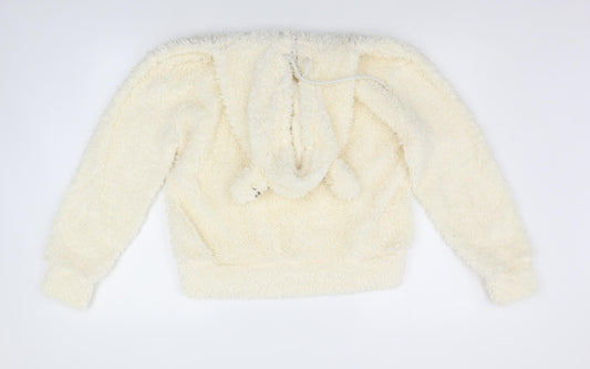 Womens UK Size S PRETTYLITTLETHING White Pullover Jumper