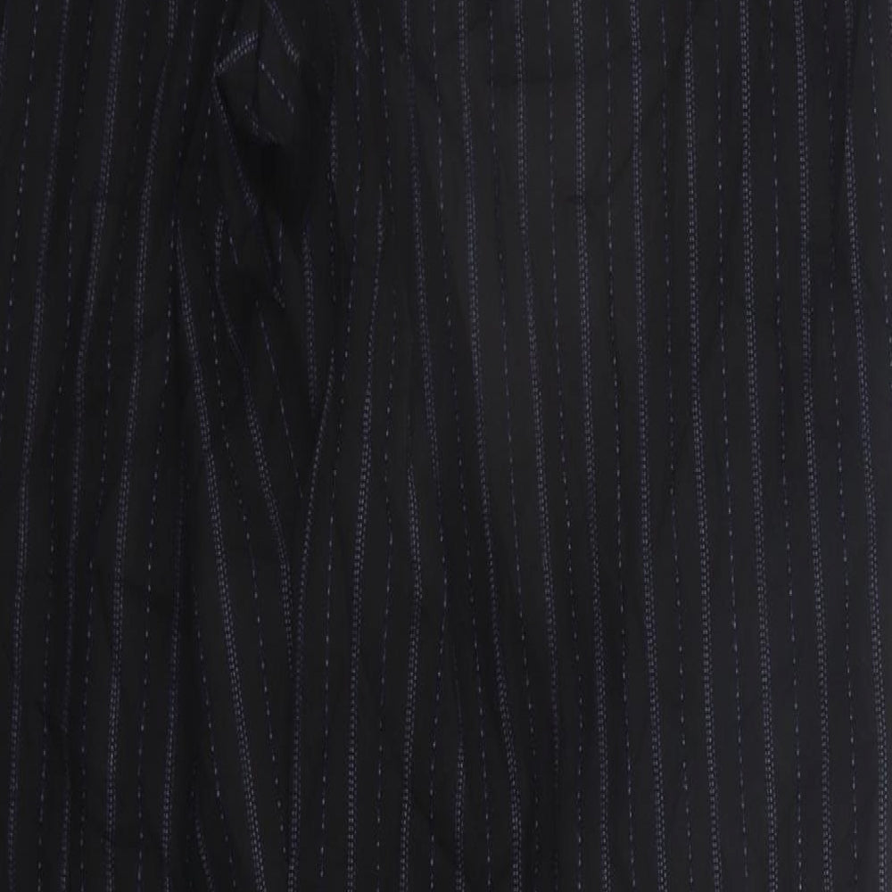 Klass Collection Womens Black Striped Trousers Size 16 L29 in