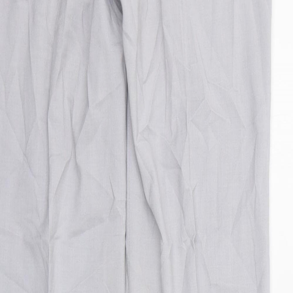 Mariella Rosati Womens Grey Trousers Size 8 L31 in