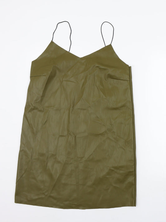 Noisy May Womens Green A-Line Size M
