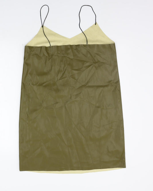 Noisy may Womens Green A-Line Size M