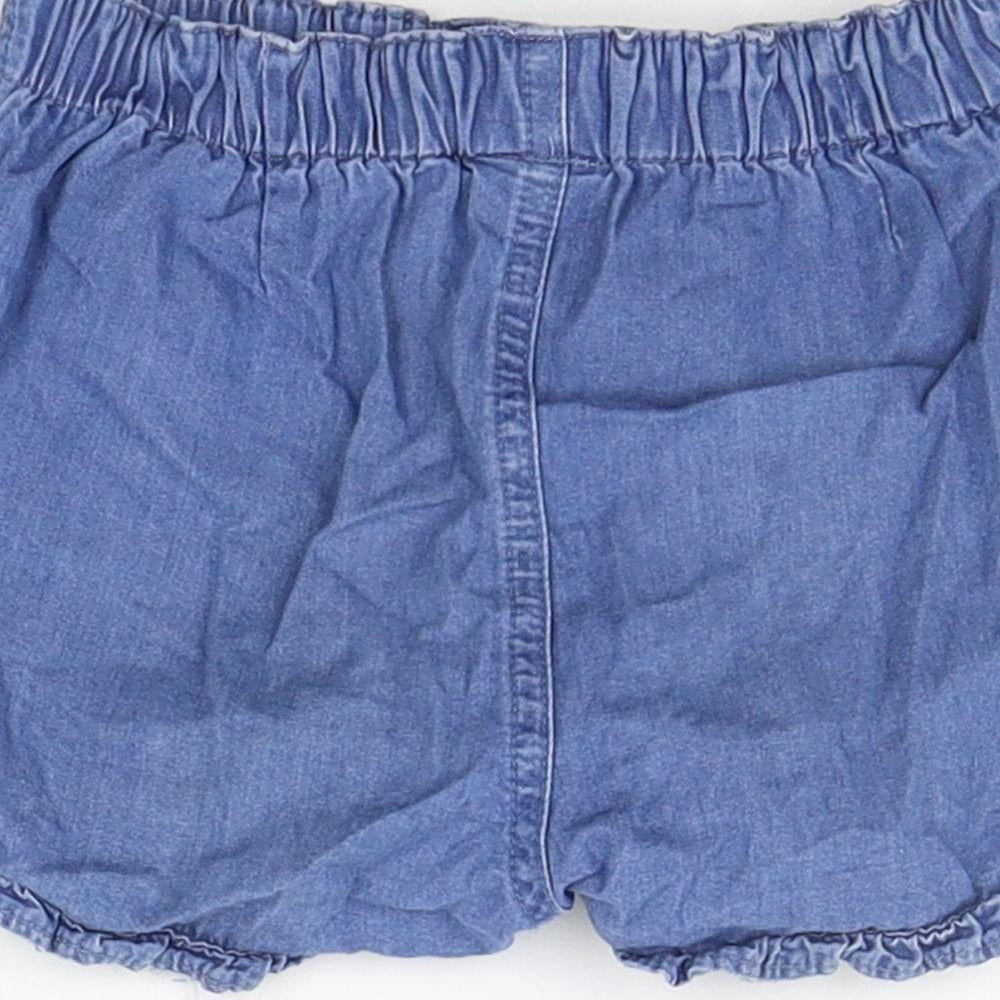 Brand and care label for Next Baby Blue Cropped Jeans, size 12-18, Months