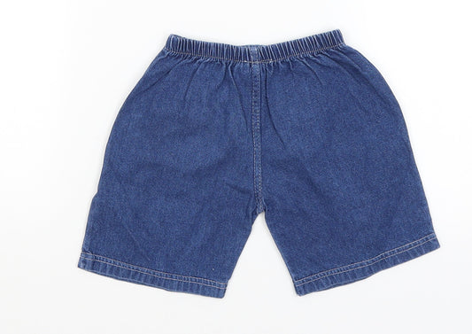 Preworn Baby Blue Cropped Trousers Size 12-18 Months