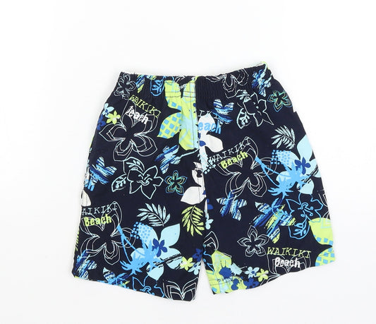 Early Days Baby Blue Floral Cropped Trousers Size 12-18 Months - Swim