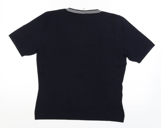 CC Womens Blue Basic T-Shirt Size M
