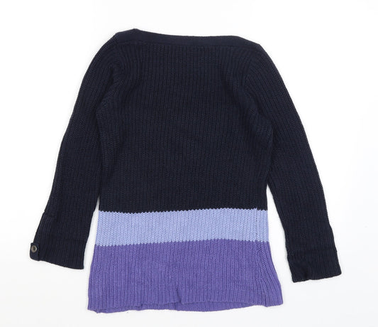 Womens UK Size 10 BHS Blue Pullover Jumper
