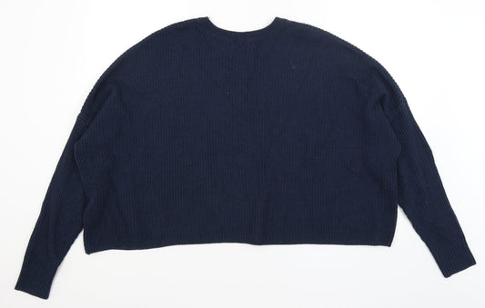 Hollister Mens Blue Pullover Jumper Size L
