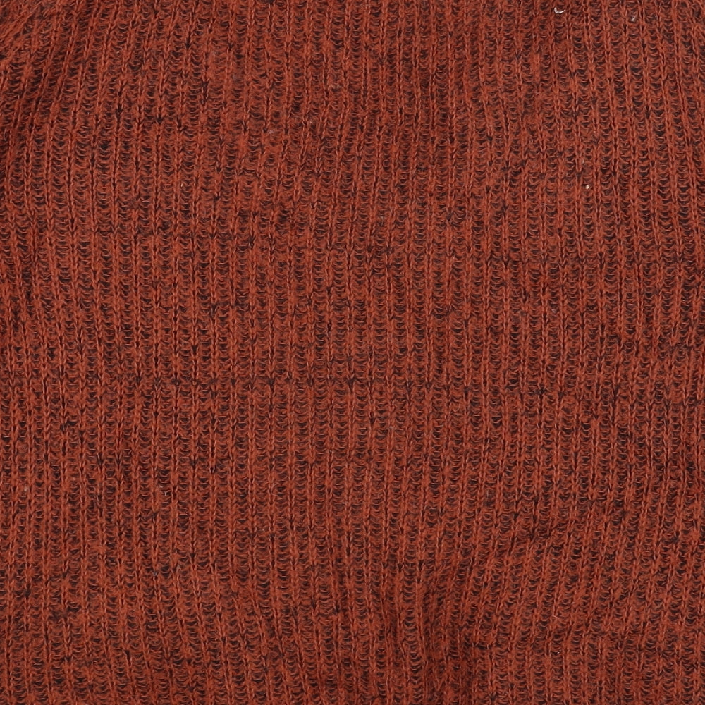 FOREVER 21 Womens Orange Cardigan Jumper Size S