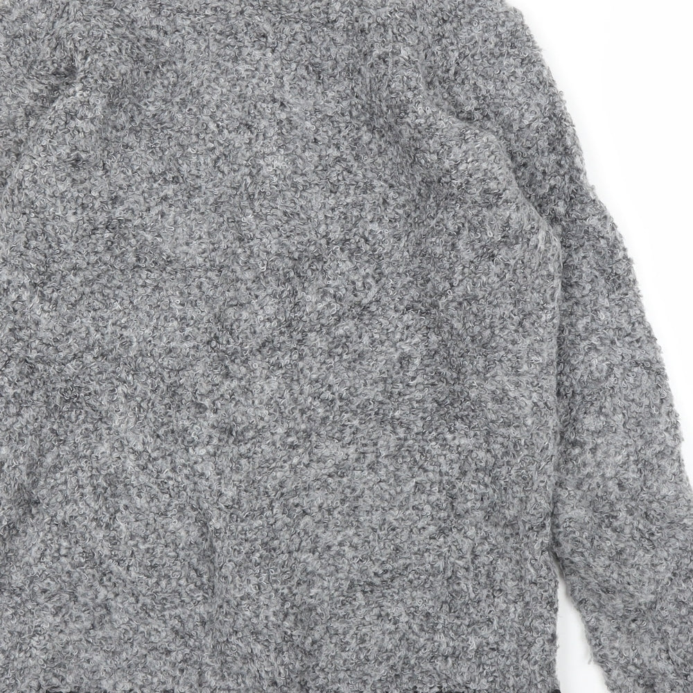 EWM Womens Grey Cardigan Jumper Size S