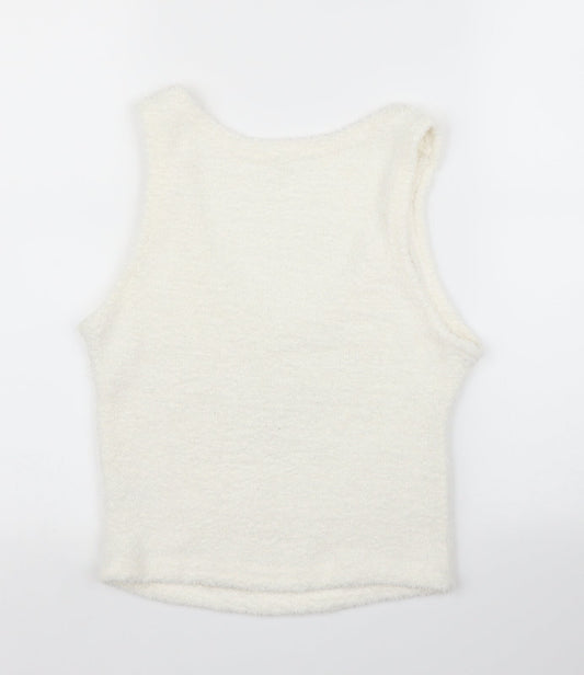 George Girls Ivory Basic Tank Size 13 Years