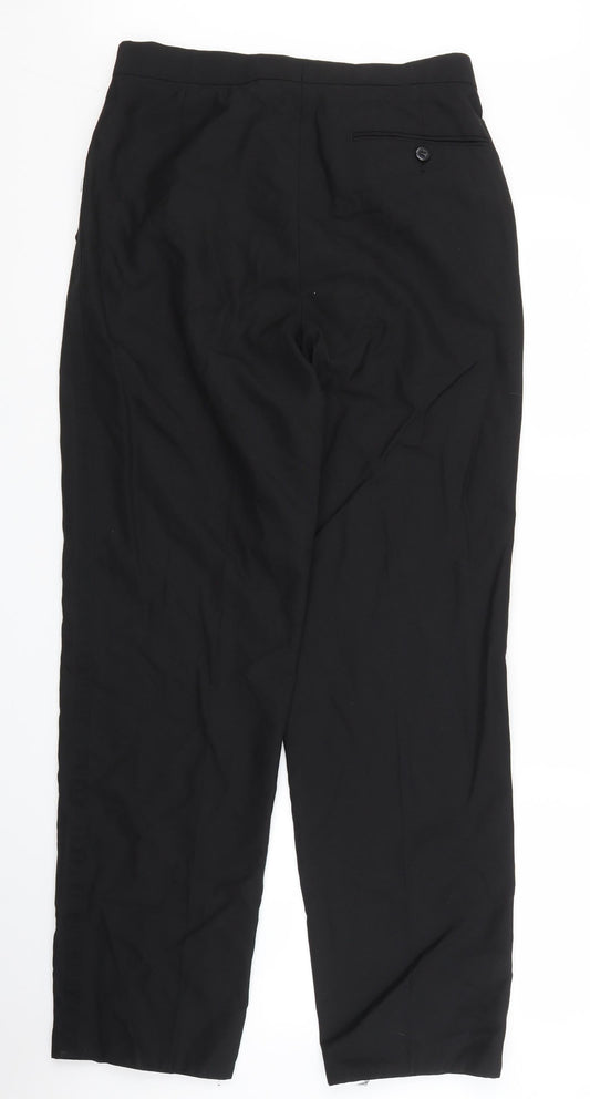 C&A Mens Black Trousers Size 30 in L30 in