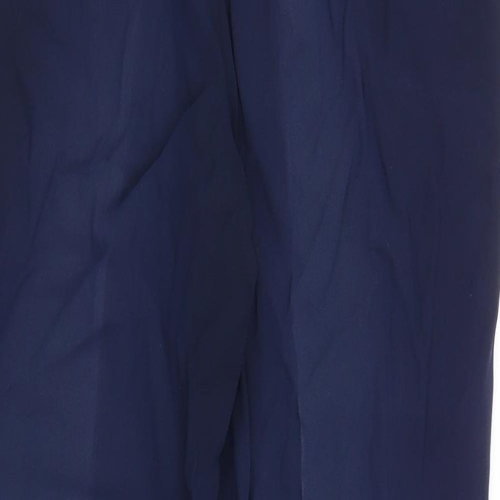 Womens UK Size 10 Debenhams Regular Fit Bloomer Blue Trousers