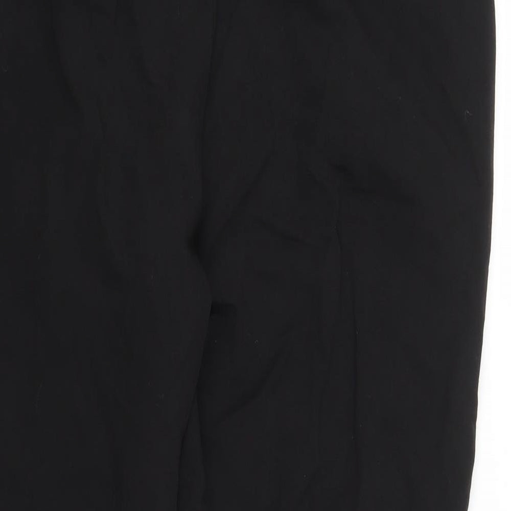 New Look Womens Black Capri Trousers Size 10 L23 in