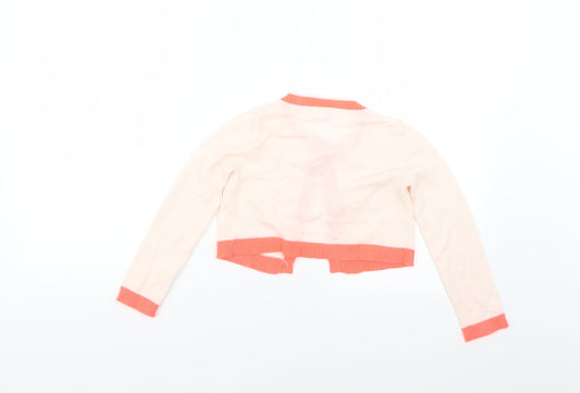John Lewis Girls Multicoloured Cape Jumper Size 6-7 Years